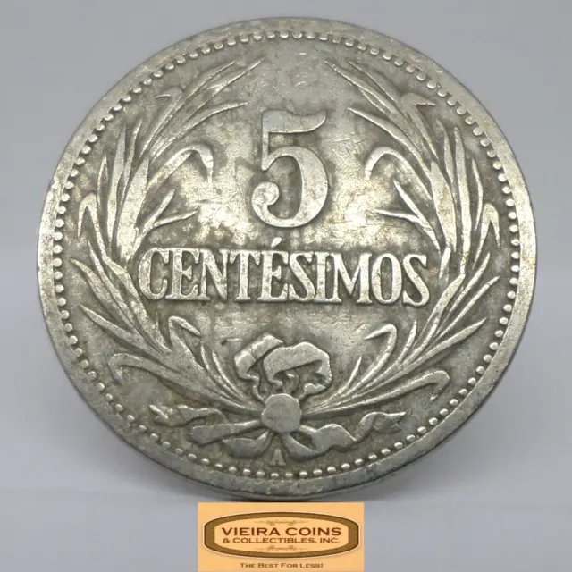 1901-A Uruguay 5 Centesimos - #C29211NQ