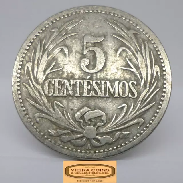 1901-A Uruguay 5 Centesimos - #C29211NQ
