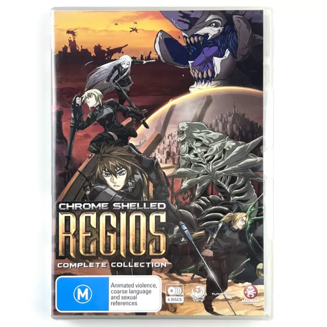 CHROME SHELLED REGIOS Complete Collection Episode 1-24 4-Disc Set DVD ...