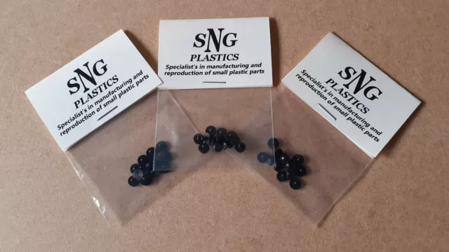 N Gauge Bogie Retaining Pins to fit Graham Farish Coaches & Wagons (Pack of 12)