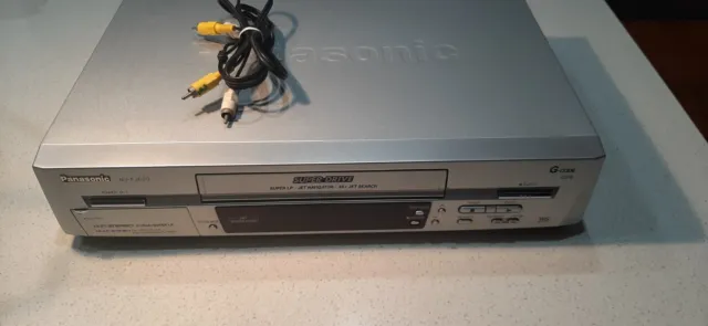 Panasonic NV-FJ620 A VCR VHS 6 Head SuperLP Hi-Fi Stereo Video Cassette Recorder