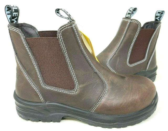 Stanley Women's Dredge Steel Toe Pull On Boots Brown Size:10.5 W87