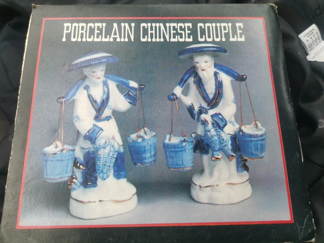Statue Pêcheur Chinois En Résine - Décoration Jardin Et Aquarium - Porte-Bonheur