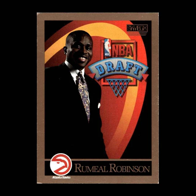 RUMEAL ROBINSON 1990-91 SkyBox recrue Atlanta Hawks #355 R328C 53 EUR 2