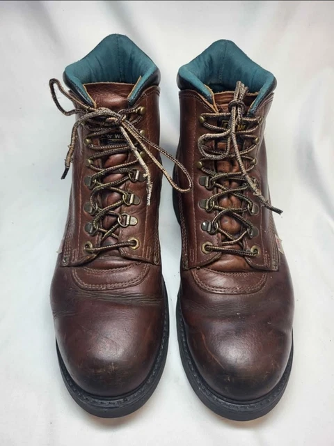 Work Boot Styles MEN'S CAROLINA SARGE Lo size 12 work boots Style 309 brown leather work ...