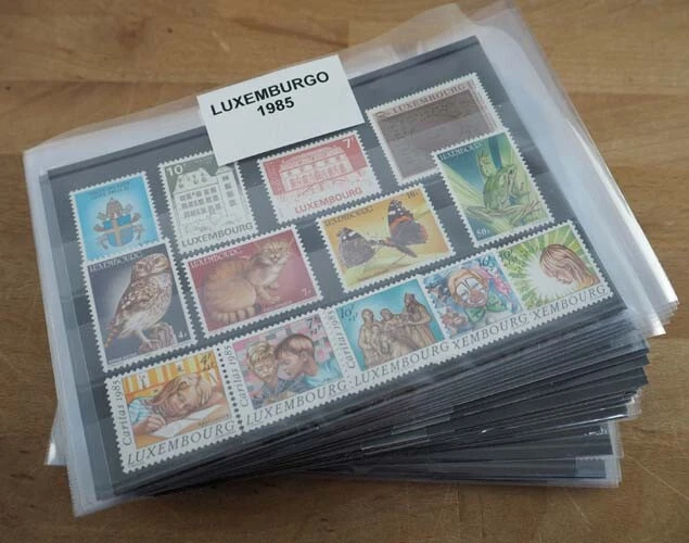 1985 Luxemburg; 25 komplette Jahrgänge ohne Block, postfrisch/MNH, ME 983,-