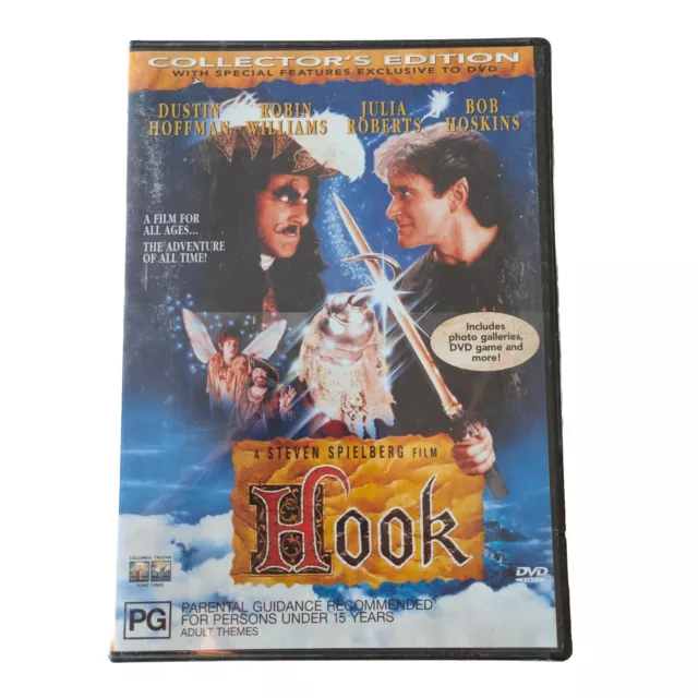 Hook DVD on Mercari  Close caption, Dvd, Robin williams movies