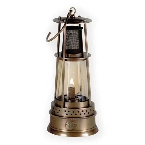 Antike Schiffslaterne, nautisch, 30,5 cm, Messing, Öllampe, maritimes Boot,...