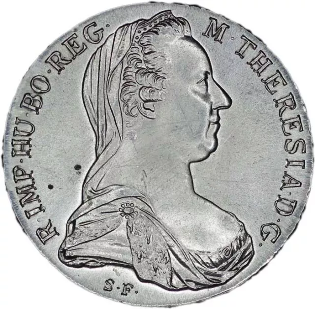 AUSTRIA coin Thaler 1780 Restrike aUNC About Uncirculated
