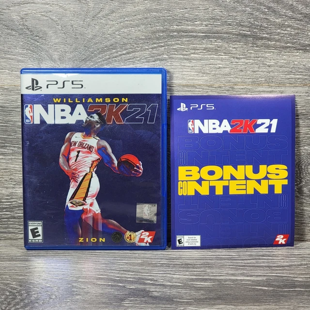NO GAME NBA 2K21 PlayStation 5 PS5 Basketball Original OEM Case