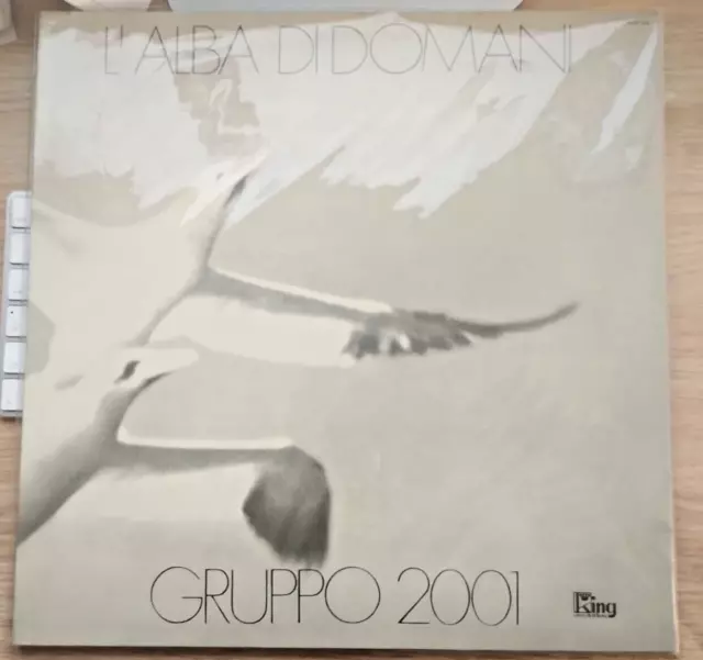 GRUPPO 2001  -  L'Alba Di Domani RARO!  PROG ITALIA  JAPAN PRESS   LP + INSERT