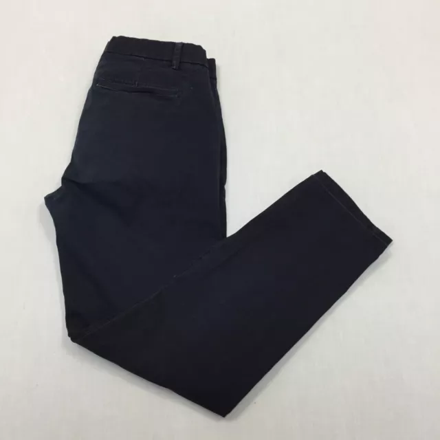 Next Trousers Mens W34 L29 Slim Straight Fit Chino Cotton Blue