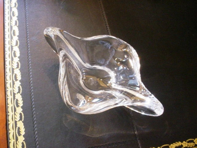 Cristal De Sevres - Jolie Coupe Vide Poche, Ou Cendrier, Estampille De Sevres