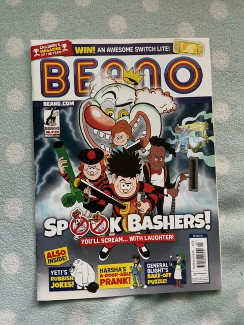 Beano Comic Magazine No. 4109 Halloween Edition 30 October 2021 Spook Bashers