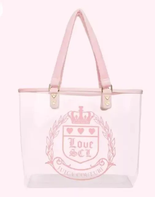 Stoney Clover Lane x Juicy Couture Clear Tote Bag Size L