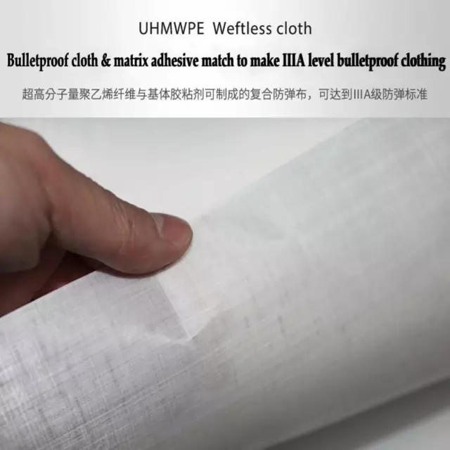 UHMWPE fabric Bullet explosion proof antistab cloth for make Body armor armet