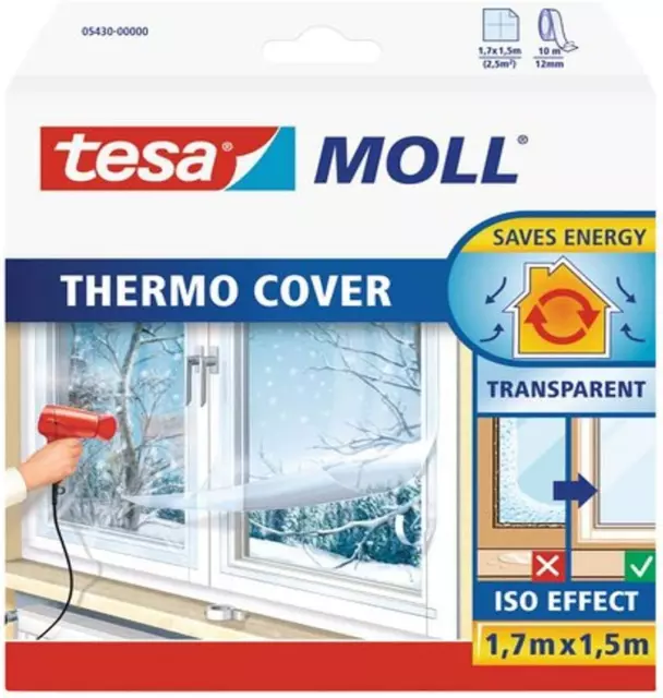 Moll Thermo Cover Window Pellicola Isolante per Finestre - Isolante Termico Tras