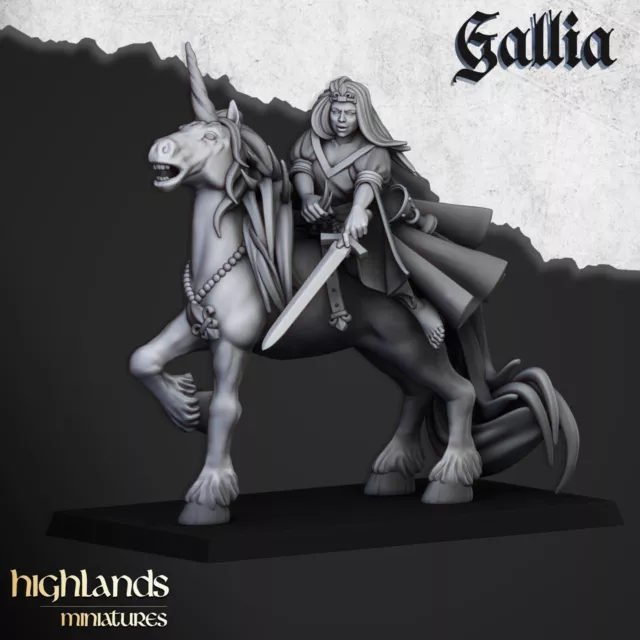 Dame und Jungfrau von Gallia Bretonnia WFB AOS Oathmark Highland Miniaturen