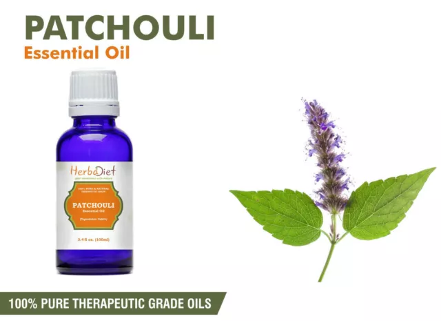 Patchouli Essential Oil 100% Pure Natural Uncut PREMIUM Therapeutic Grade Oils