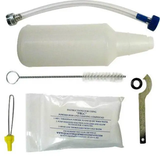 TapRite 1842G Economy Draft Beer Line Kegerator Cleaning Kit With Hand Pump