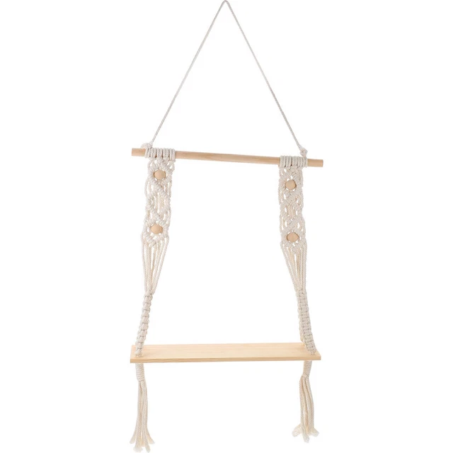 1 pieza Soporte de almacenamiento colgante para tapiz montado en pared habitación simple oficina