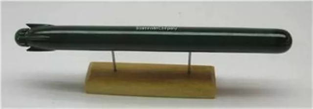 Mk-48 Mark-48 Mod-0 ADCAP Topedo Submarine Mahogany Kiln Dry Wood Model Large
