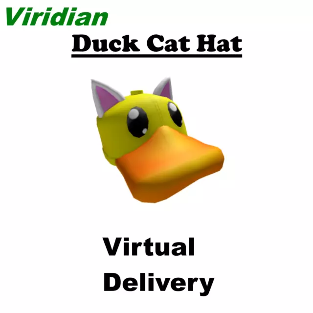 Roblox Celebrity Series 10 Duck Cat Hat Code (SENT THROUGH MESSAGES)