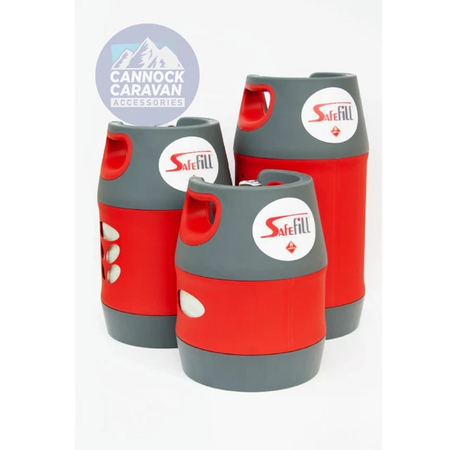 REFILLABLE LPG SAFEFILL 5kg Gas Bottle Cylinder For Caravan Motorhome