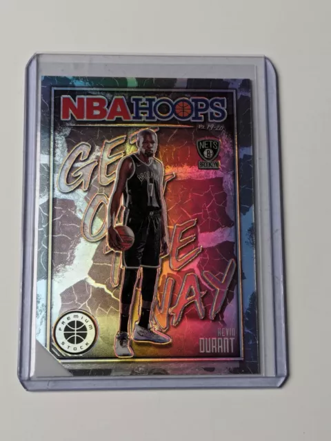 Panini Hoops Premium Stock 2019 Kevin Durant Nets Get Out The Way Holo NBA