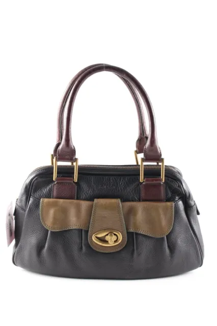 PAUL SMITH Sac Baril Dames noir-brun style décontracté