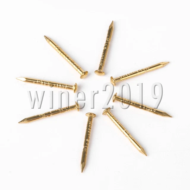 18mm Length Vintage Furniture Round Flat Head Screws Copper Color Pack of 200 2