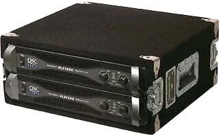 Grundorf AR4DR-BLACK 4 RU Amp Rack (with Recessed Hardware, Black)
