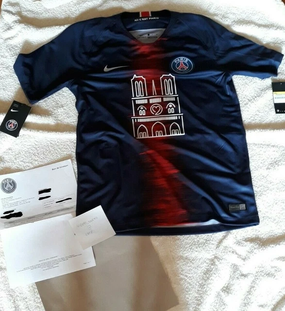 MAILLOT PSG NOTRE-DAME Taille S Collector 1,000 exemplaires Paris