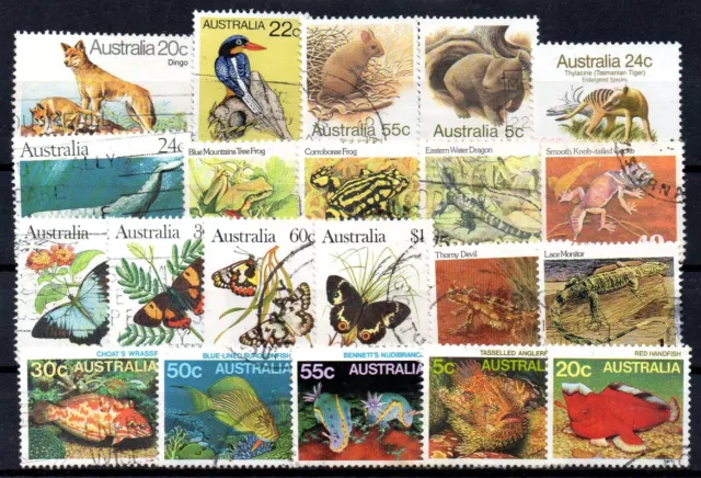 super Tier Lot Australien, Australia gebr. (ATL-6)