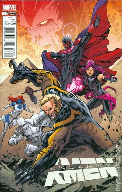 Uncanny X-Men #6B Lashley Variant FN 2016 Stock Image