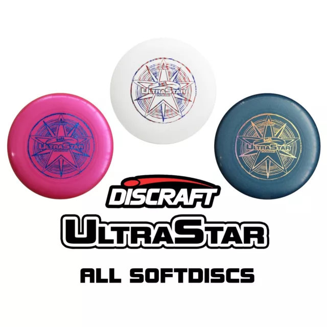 Discraft Ultra Star Ultimate Sportdisc Wurfscheibe 175g, alle Softdiscs