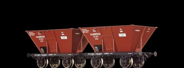 Lot De 4 Wagons BRAWA HO - 3 + 1 Offert - état Neuf 2024