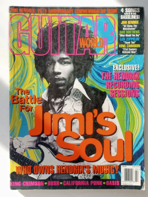 Guitar World Magazine July 1995 - Jimi's Soul, Who Owns Hendrix's Music?