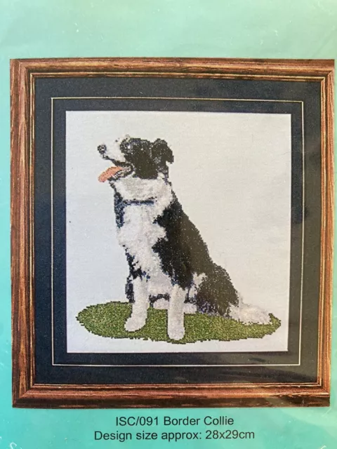 Thistle Stitches Counted Cross Stitch Kit Border Collie - open packaging