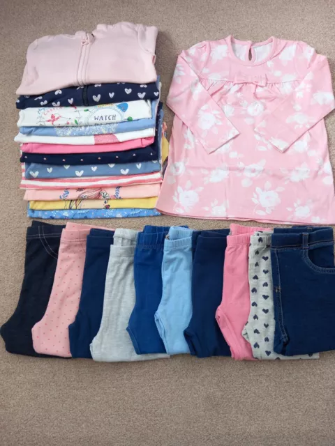 Baby Girls Clothes Bundle Age 18-24 Months including George & Tu