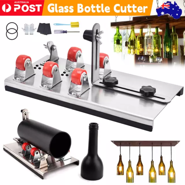 Glass Bottle Cutter Cutting Tool Upgrade Version Square & Round Bottle Cutter AU