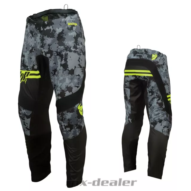 Thor MX Sector Digi Camo Schwarz Cross Jersey Hose Combo Motocross Enduro Quad 3