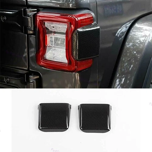 1Set Lamp Guard Rear Tail Light Cover Trim For Jeep Wrangler JL 2018-2022