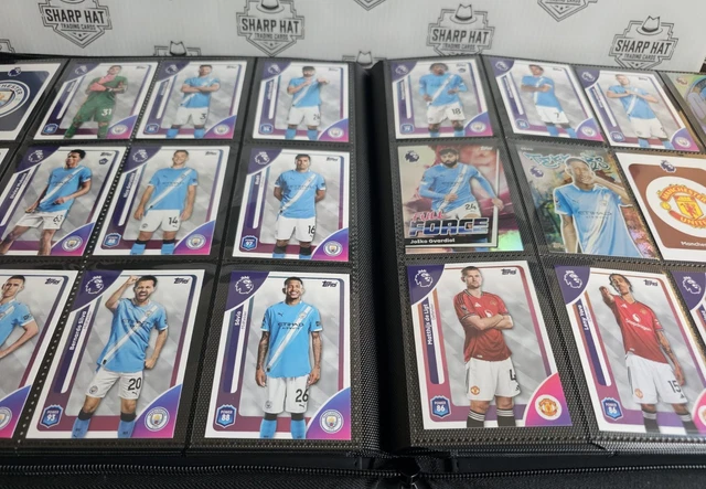 Paquete con topps – Premier League 2025/26 Trading Cards – 5 Booster + Exclusive Collect-it Fundas