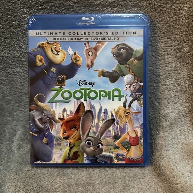 ZOOTOPIA (BLU-RAY) DISNEY, 2 Discs Blu-ray + 3D, Ginnifer
