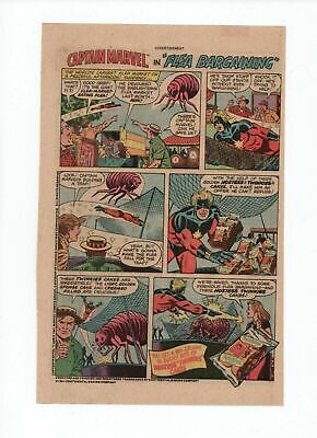1981 HOSTESS Twinkies PRINT AD Captain Marvel in Flea Bargaining '80s vintage