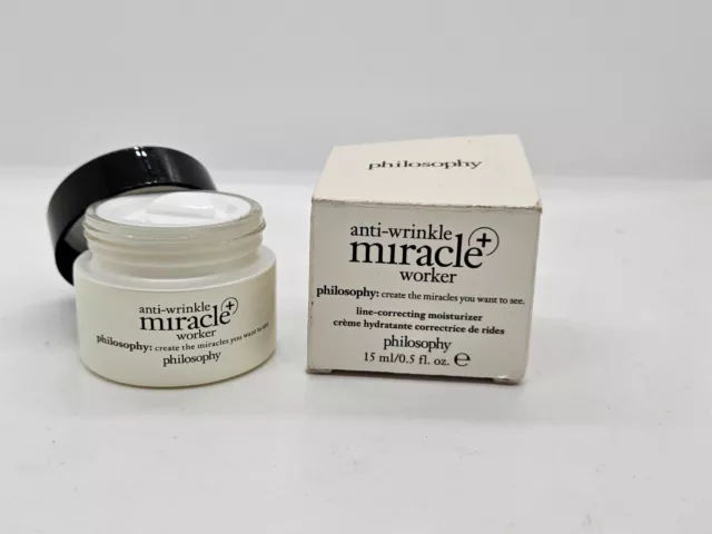 Philosophy Anti-Wrinkle Miracle Worker Plus line-Correcting Moisturizer - 0.5 oz