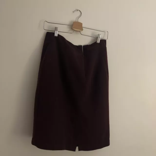 Worthington Skirt Womens Size 10 Gold Knee Length Patterened Slit