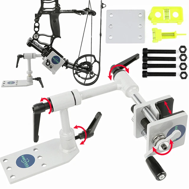 COMPOUND BOW VISE 360° Adjustable Bow Level Universal Archery Tool