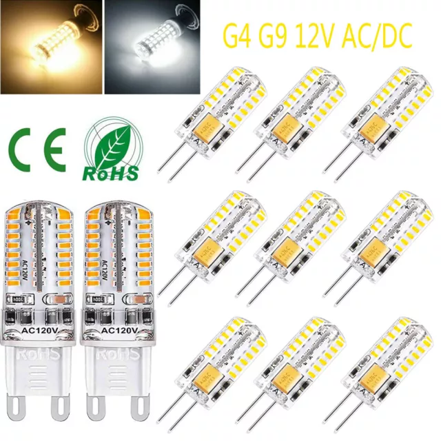 G9 G4 LED Birne 3W5W7W SMD3014 Dimmbare Leuchtmittel Warmweiß Kaltweiß DC12V230V